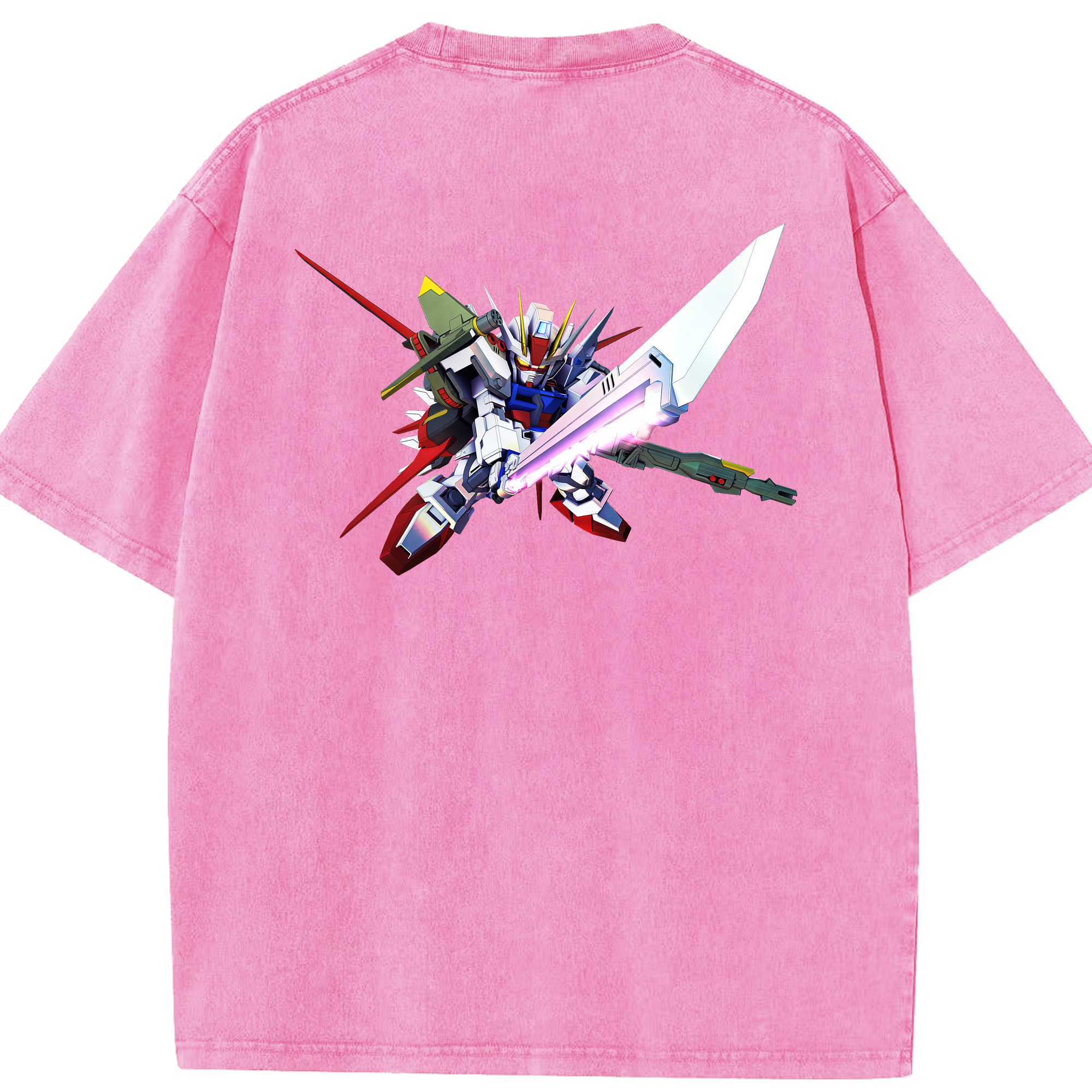 （画像用） 機動戦士ガンダム Mobile Suit Gundam 綿100% ヴィンテージ風 半袖Tシャツ（背面プリント）